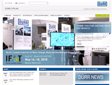 Tablet Screenshot of durr-cyplan.com